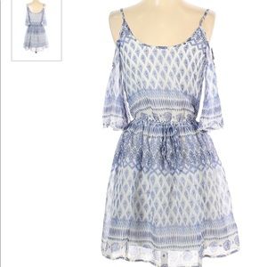 Hollister cold shoulder summer dress